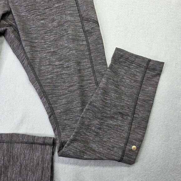 Soul Sky Pants Womens Large Gray High Rise Yoga Leggings Pockets Athletic Gym - Picture 2 of 11